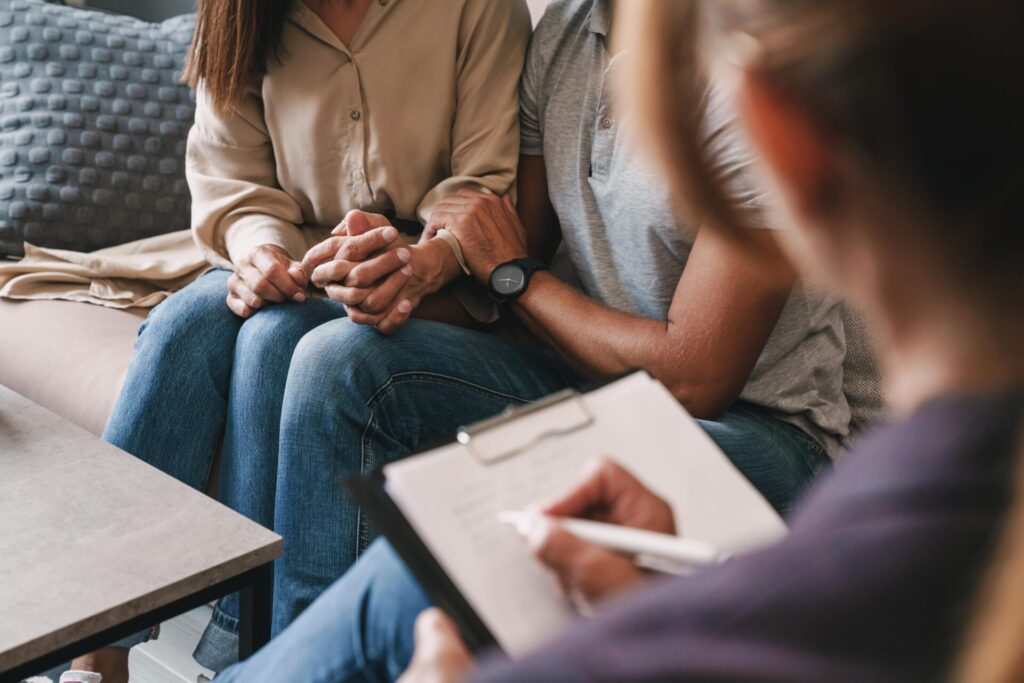 Couple in prescription drug rehab in Massachusetts.