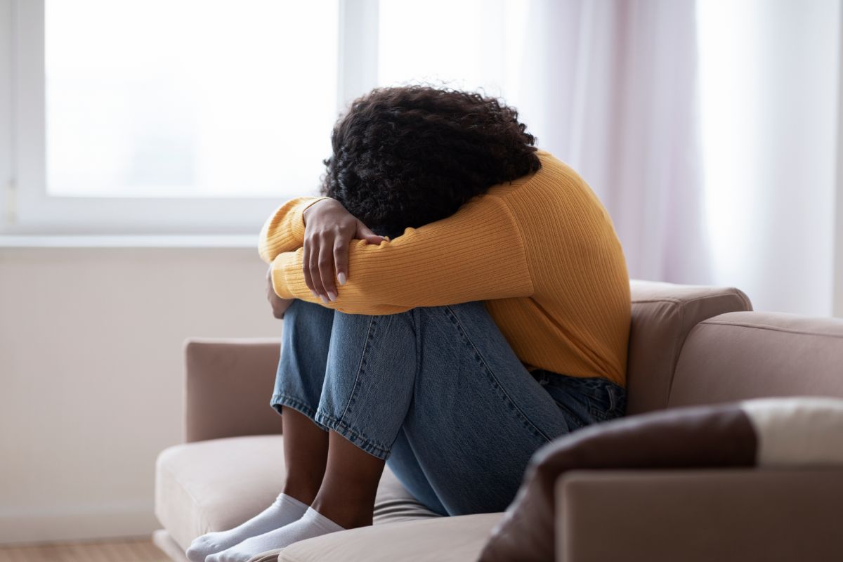 woman with depression