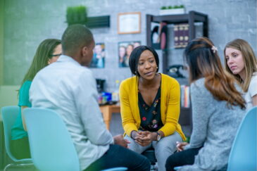 clients in a treatment program with several levels of care