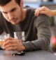 person drinking too much alcohol gets support from friend